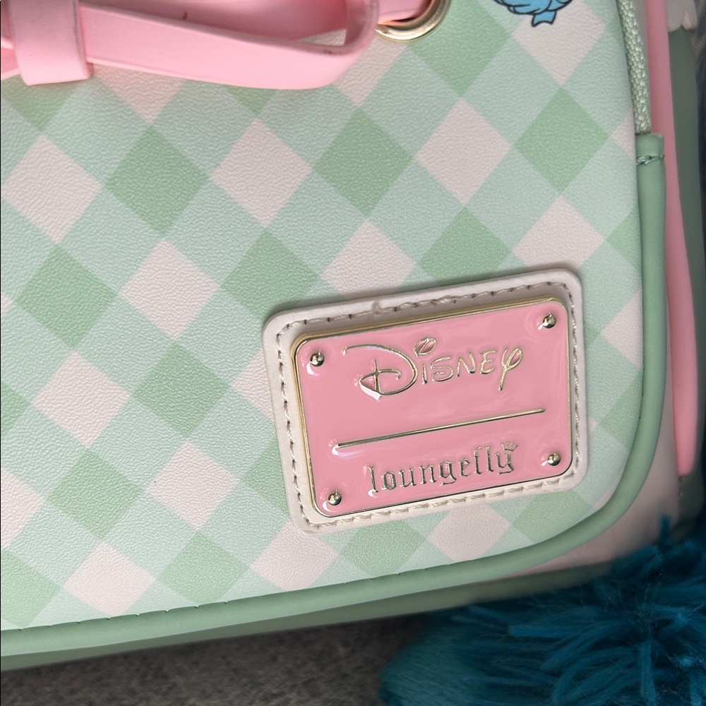Loungefly Bambi and Thumper- Green and Pink Floral backpack - Picture 3 of 14